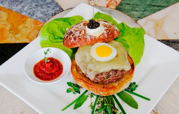 The most expensive hamburger is Le Burger Extravagant