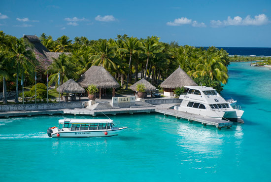 bora-bora hotel on water