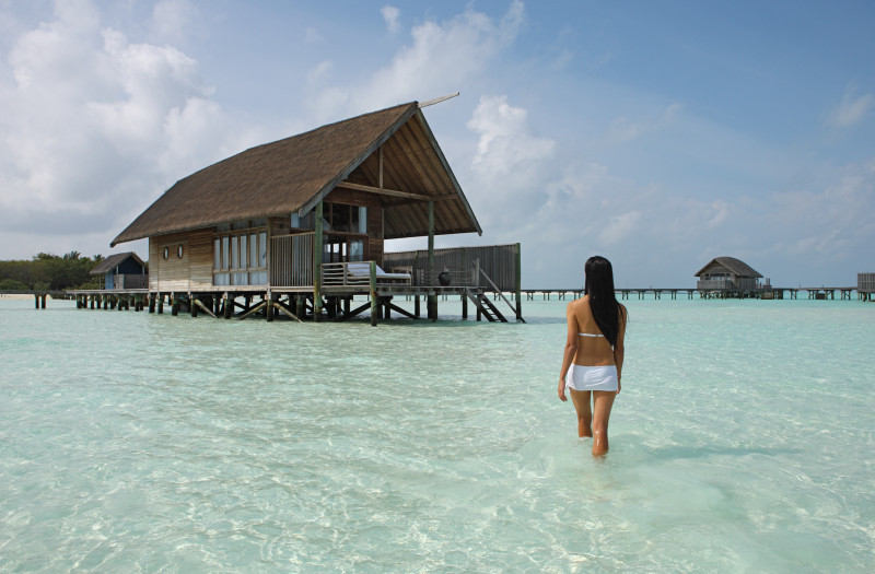 Maldives beautiful water crystal