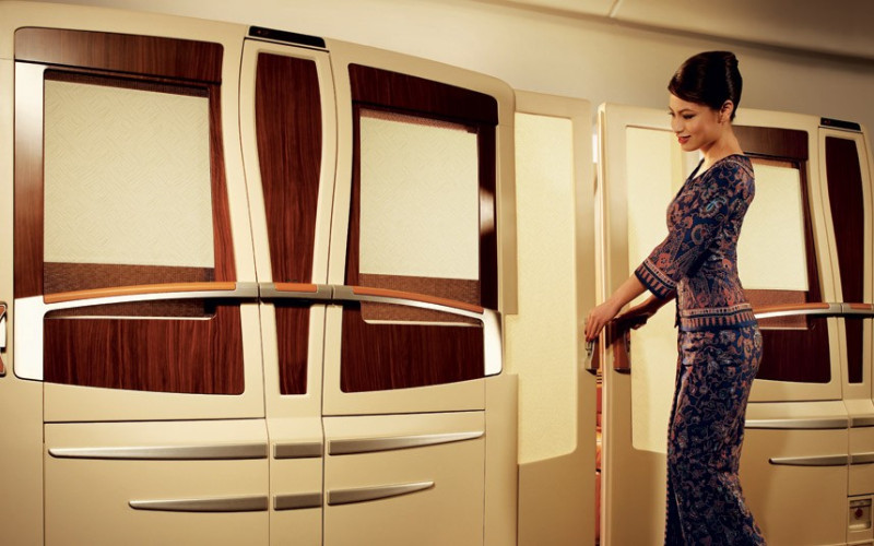 Singapore Airlines first class seats