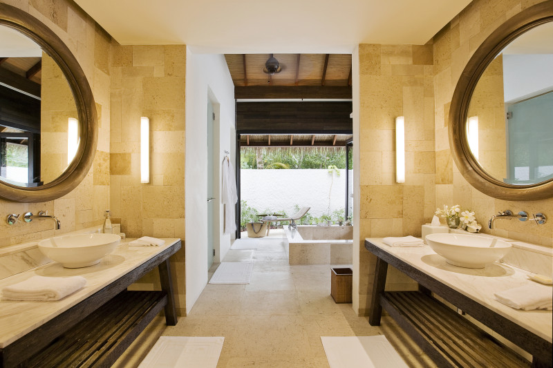 Maldives inside villa Maalifushi by COMO