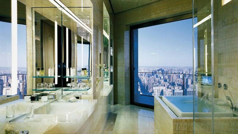 Ty Warner Penthouse Four Seasons Hotel Master bathroom